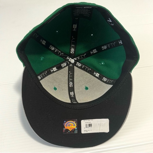 New Era Hartford Yard Goats Green Authentic Collection 59 Fifty Fitted Hat - Picture 2 of 3